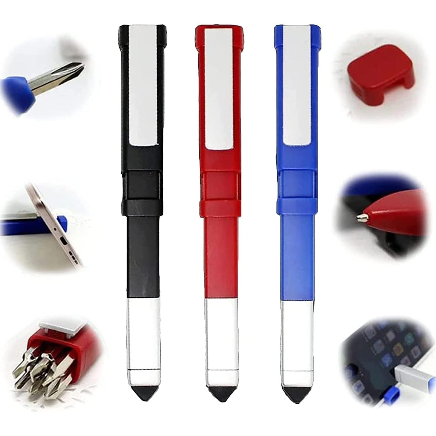 7470 Pen-shaped Phone Holder With Screwdriver Sets Multi-function Pen 4 In 1 Tech Tool Pen Portable Phone Tools With Capacitive Stylus Ball Point Pen Mobile 7470 Pen-shaped Phone Holder With Screwdriver Sets Multi-function Pen 4 In 1 Tech Tool Pen Portable Phone Tools With Capacitive Stylus Ball Point Pen Mobile